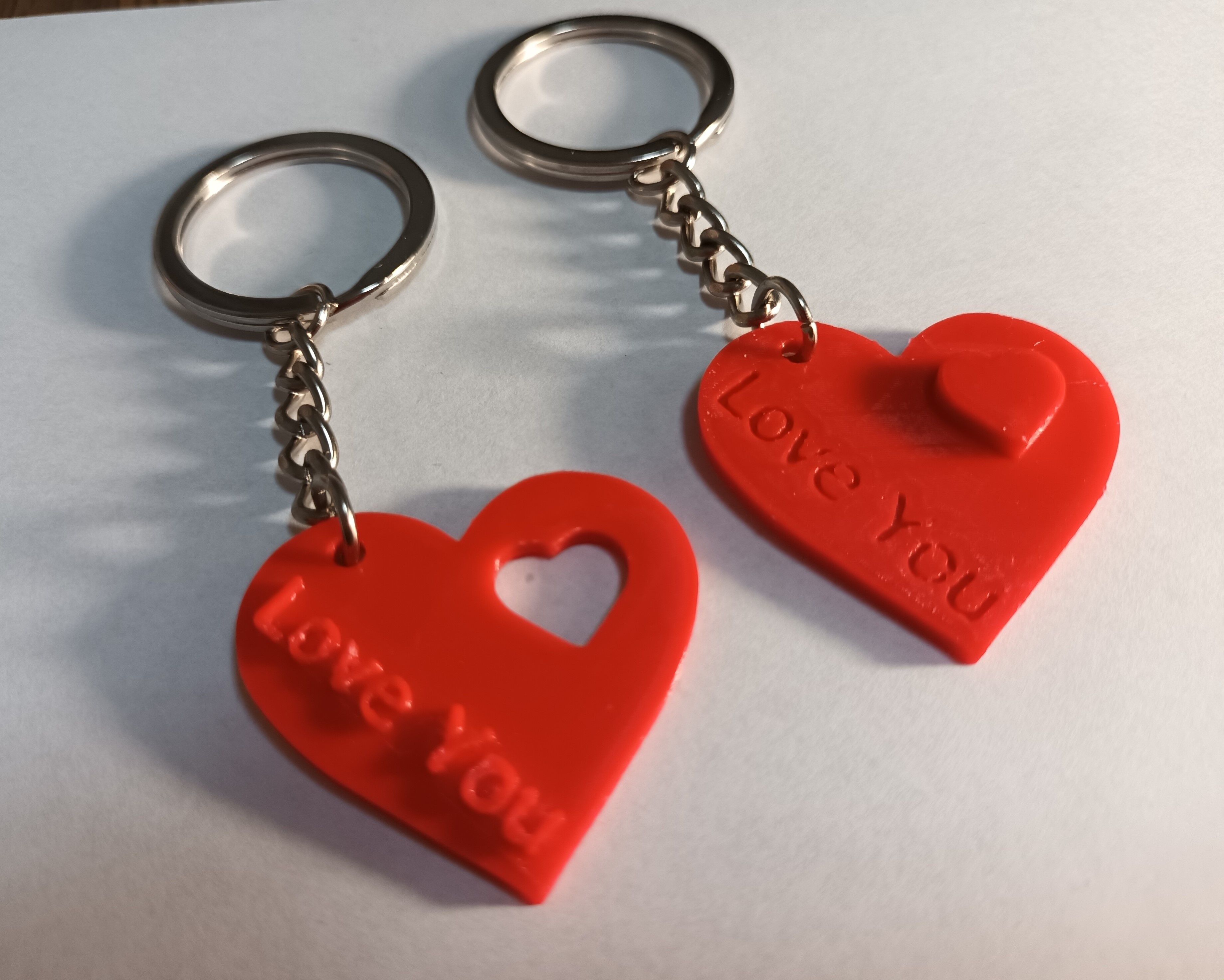 Keychain heart love for couple- Valentine's Time.