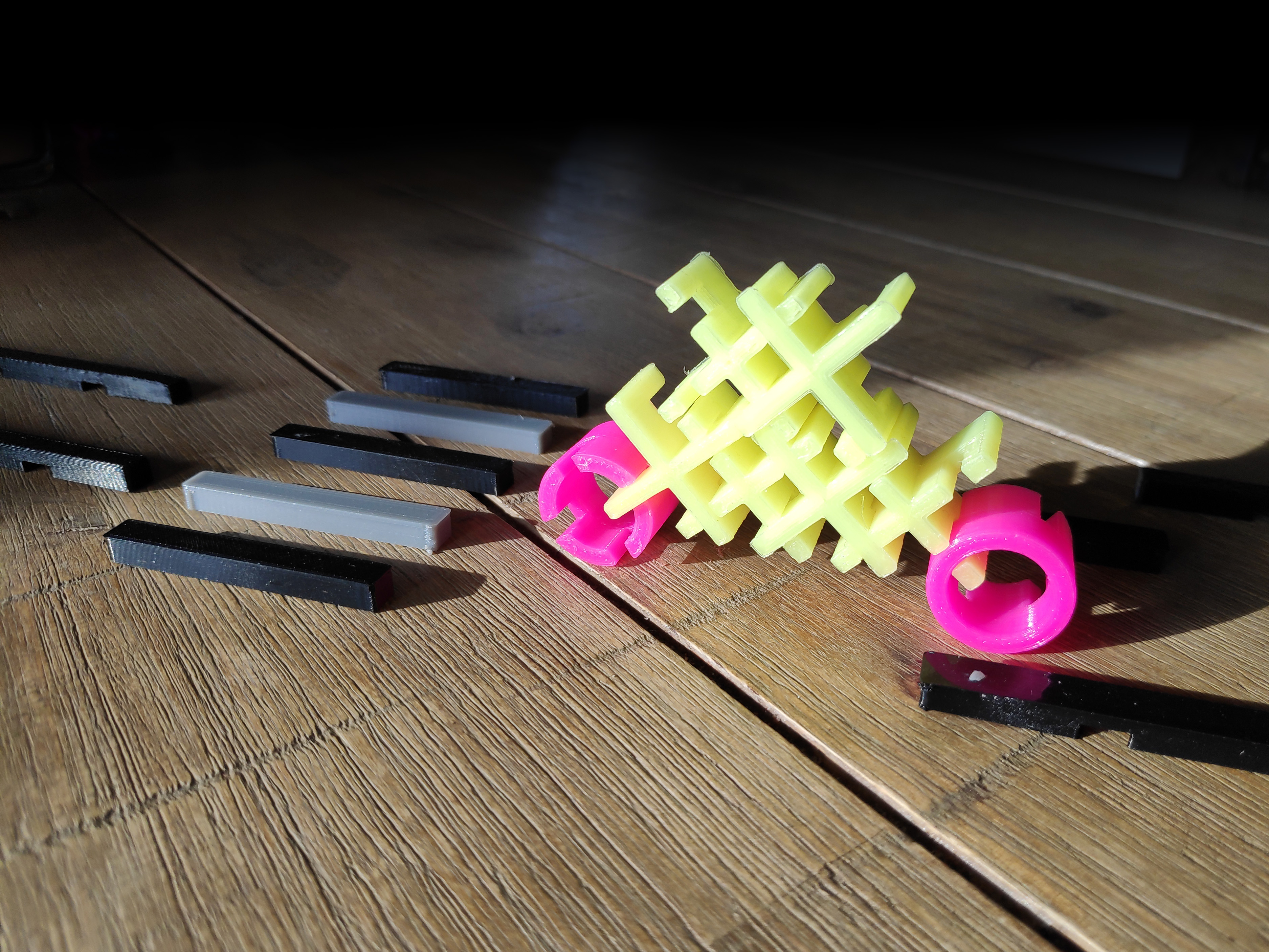 Children's construction set "Rocket Balance"