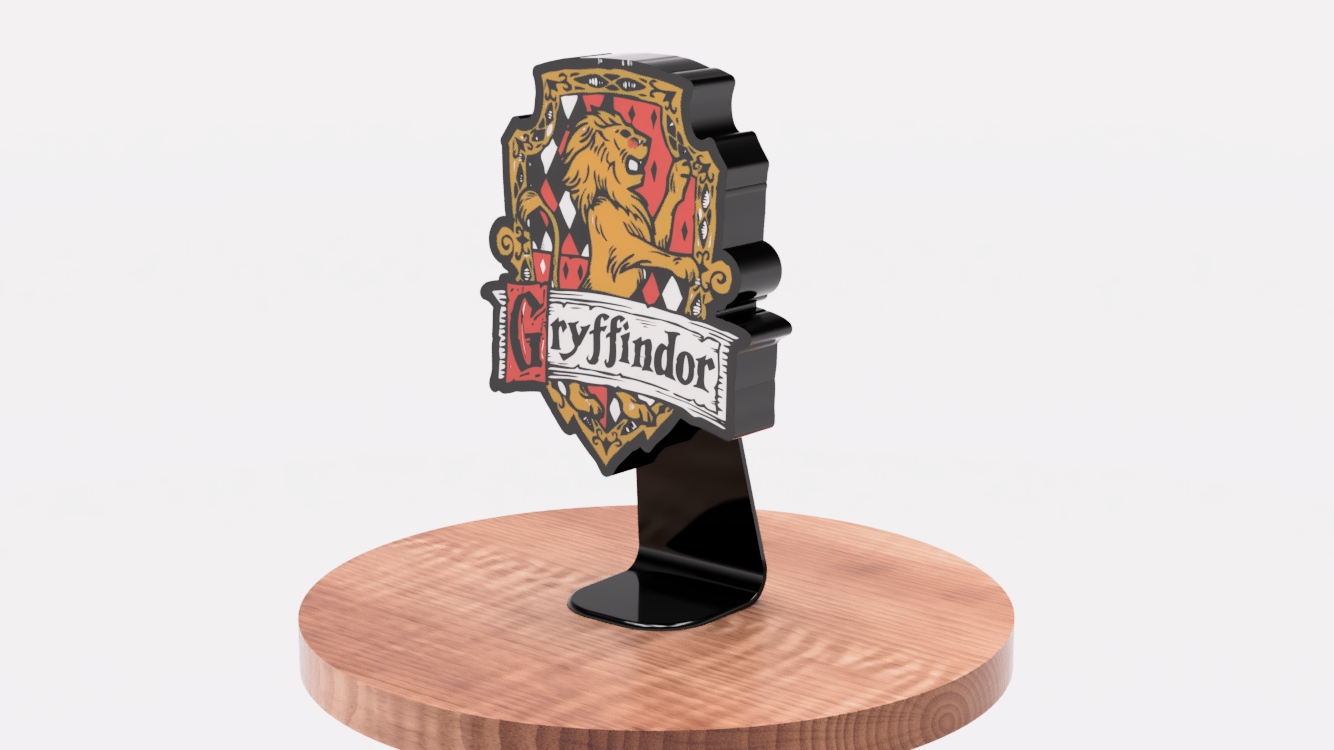 Gryffindor Lightbox Harry Potter Por Valeria Momo And Mattia Descargar Modelo Stl Gratuito