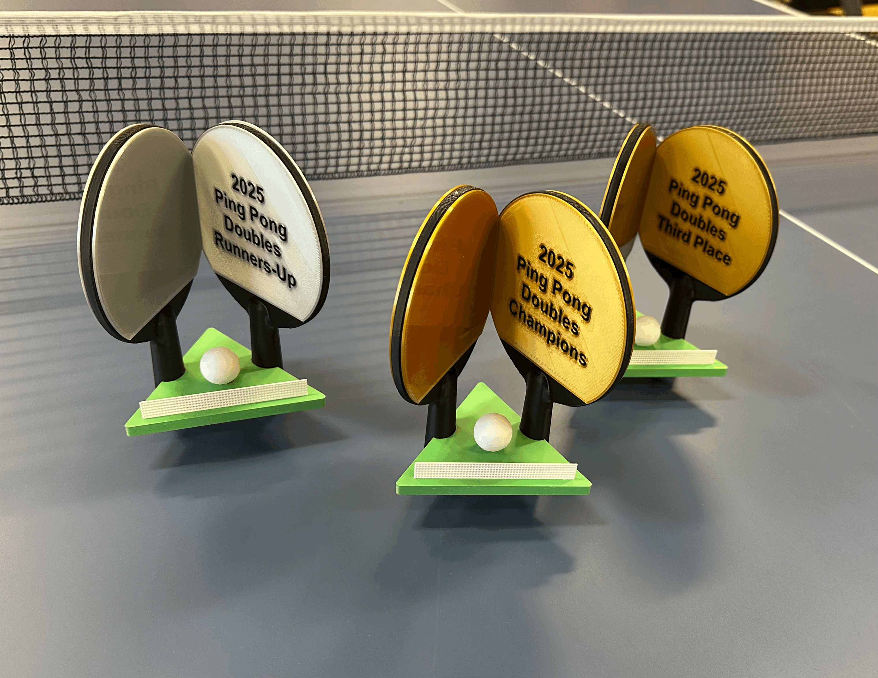 Ping Pong Trophy with Floating Table - No AMS Required