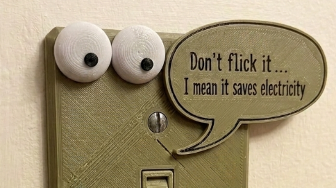 Funny eyes Light switch cover