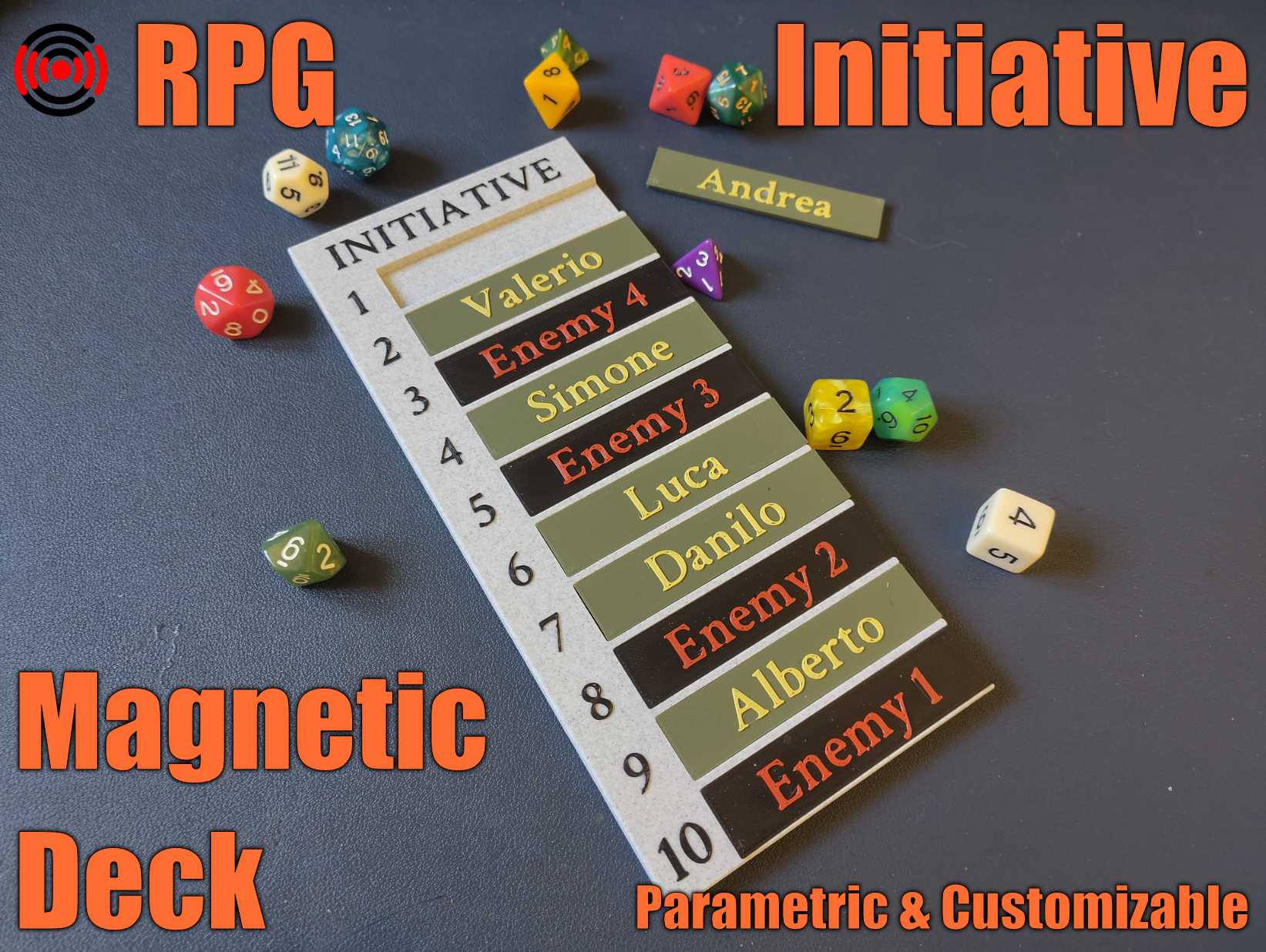 Initiative Magnetic Deck - Parametric and customizable