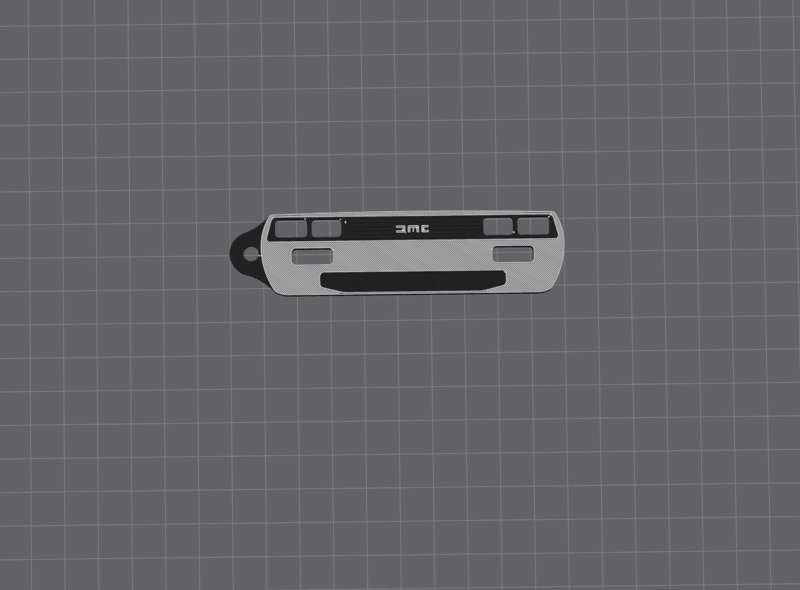 DeLorean DMC-12 Keychain