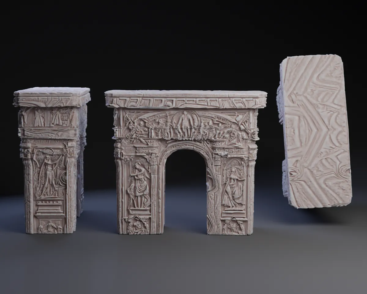Decorated Archway by Peter Farell | Download free STL model ...