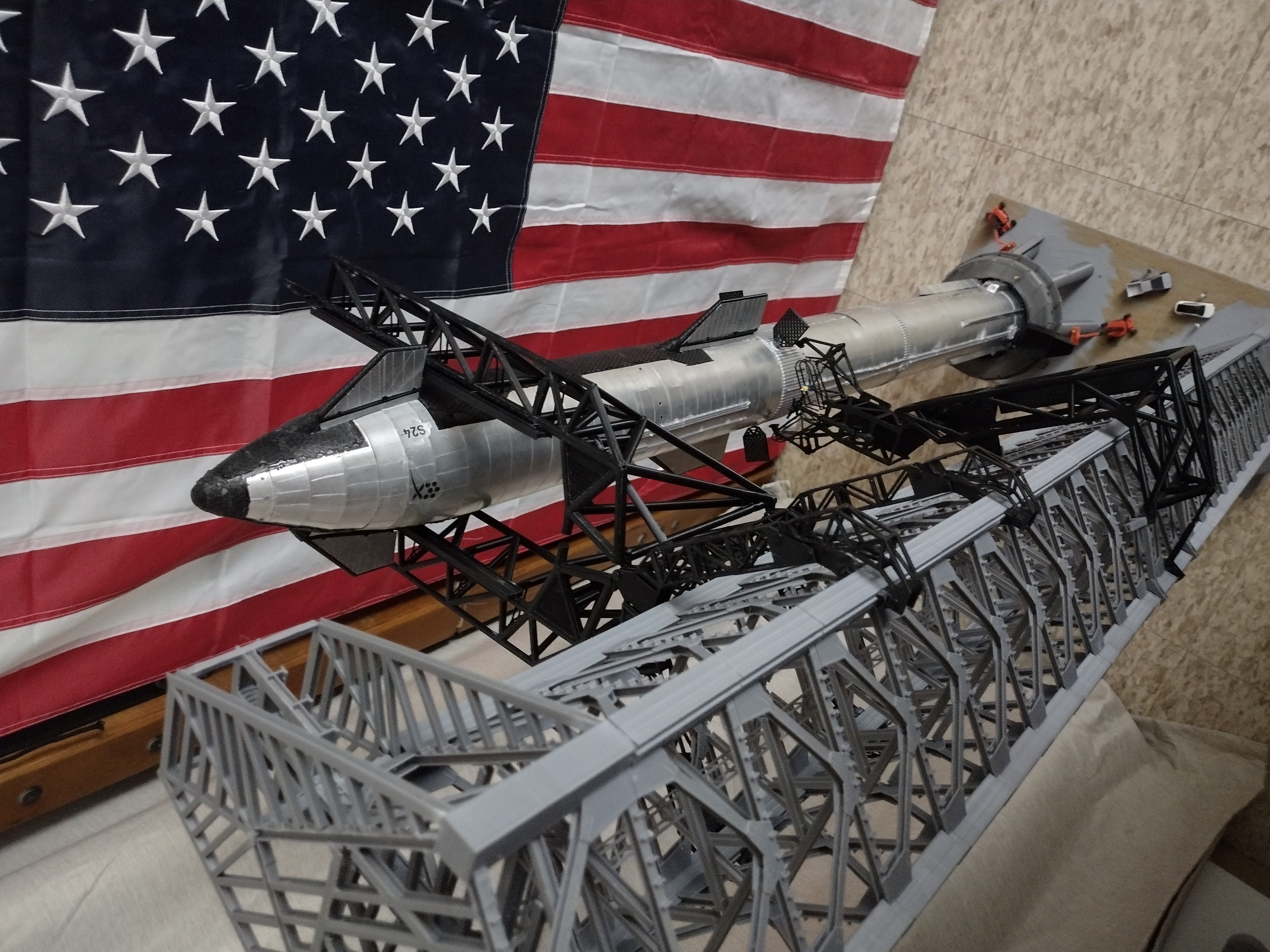 Starship Orbital Launch Integration Tower "Mechazilla""