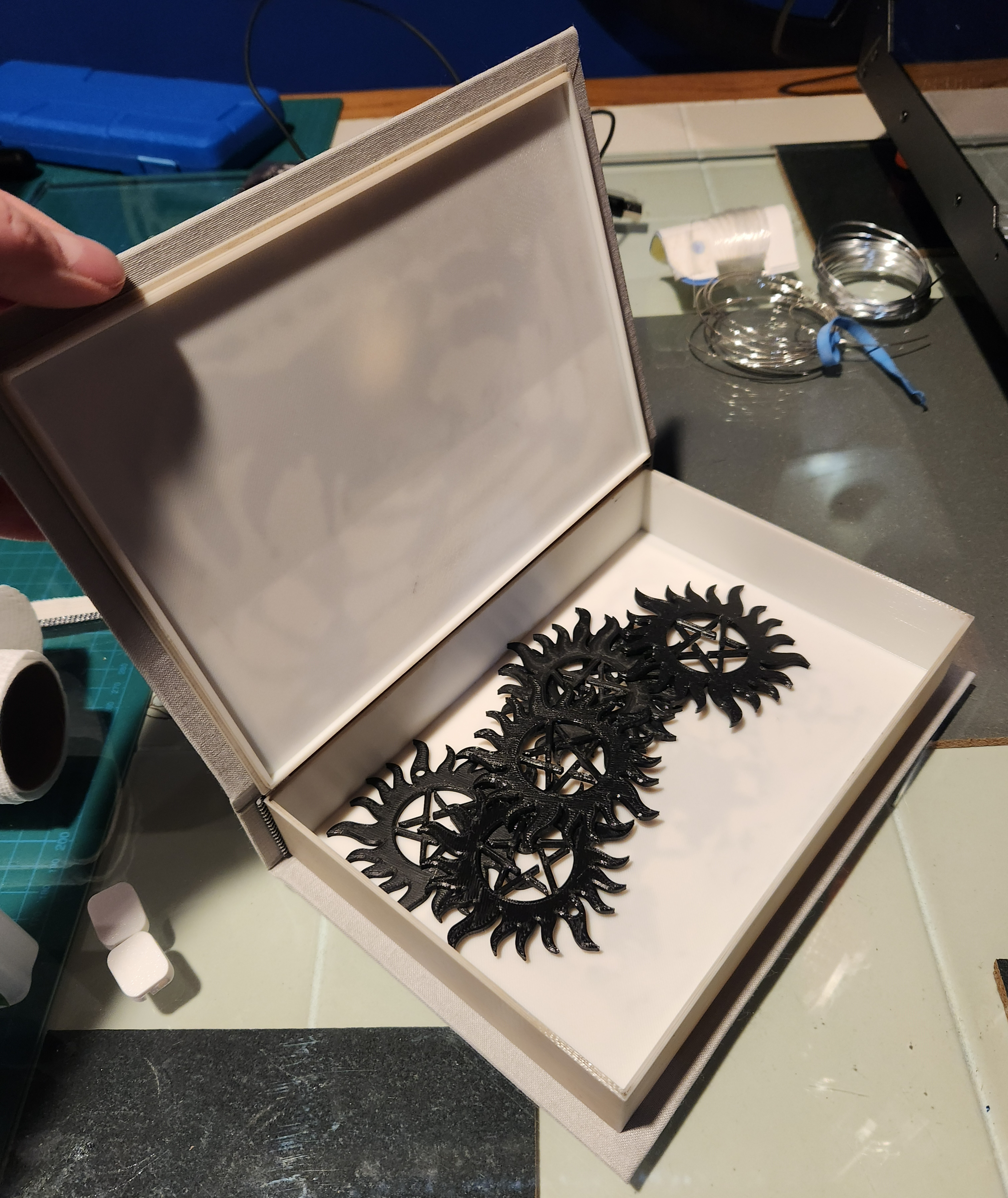 Book box for a Hardcover (glue in)