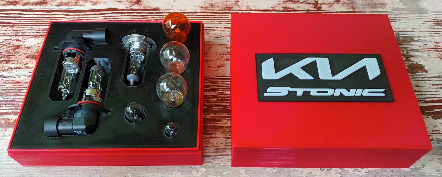 KIA Stonic light bulb box
