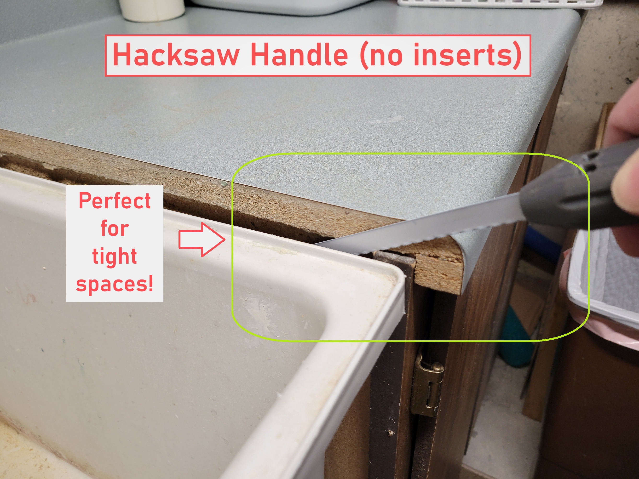 Hacksaw Handle (no inserts) — thumbnail 4