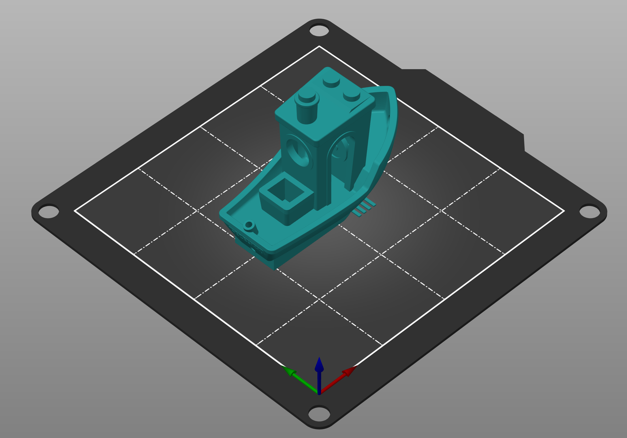 Prusaslicer Bed Model (STL & SVG) for EasyThreed K7