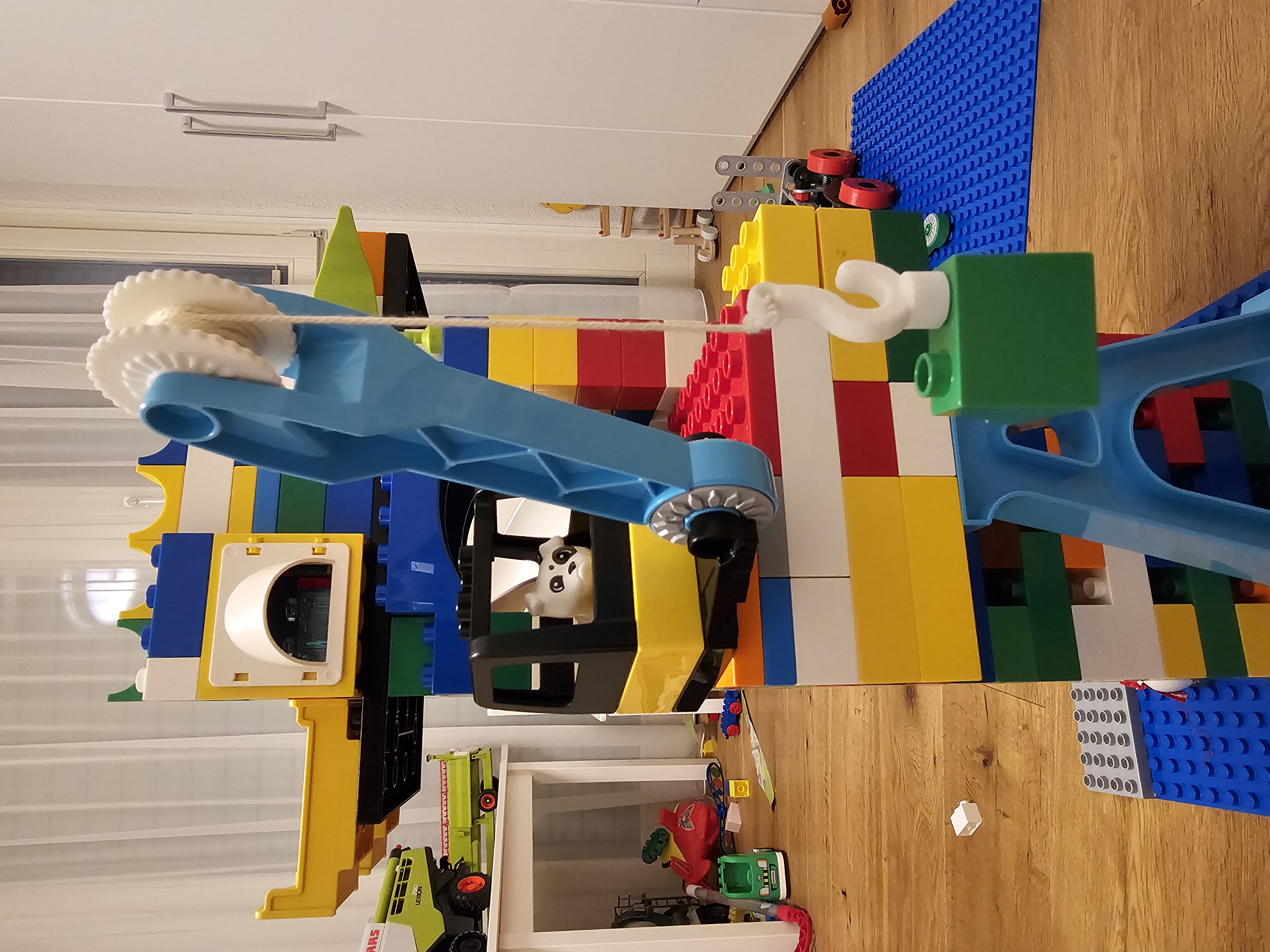 LEGO Duplo Drum + Hook for crane arm