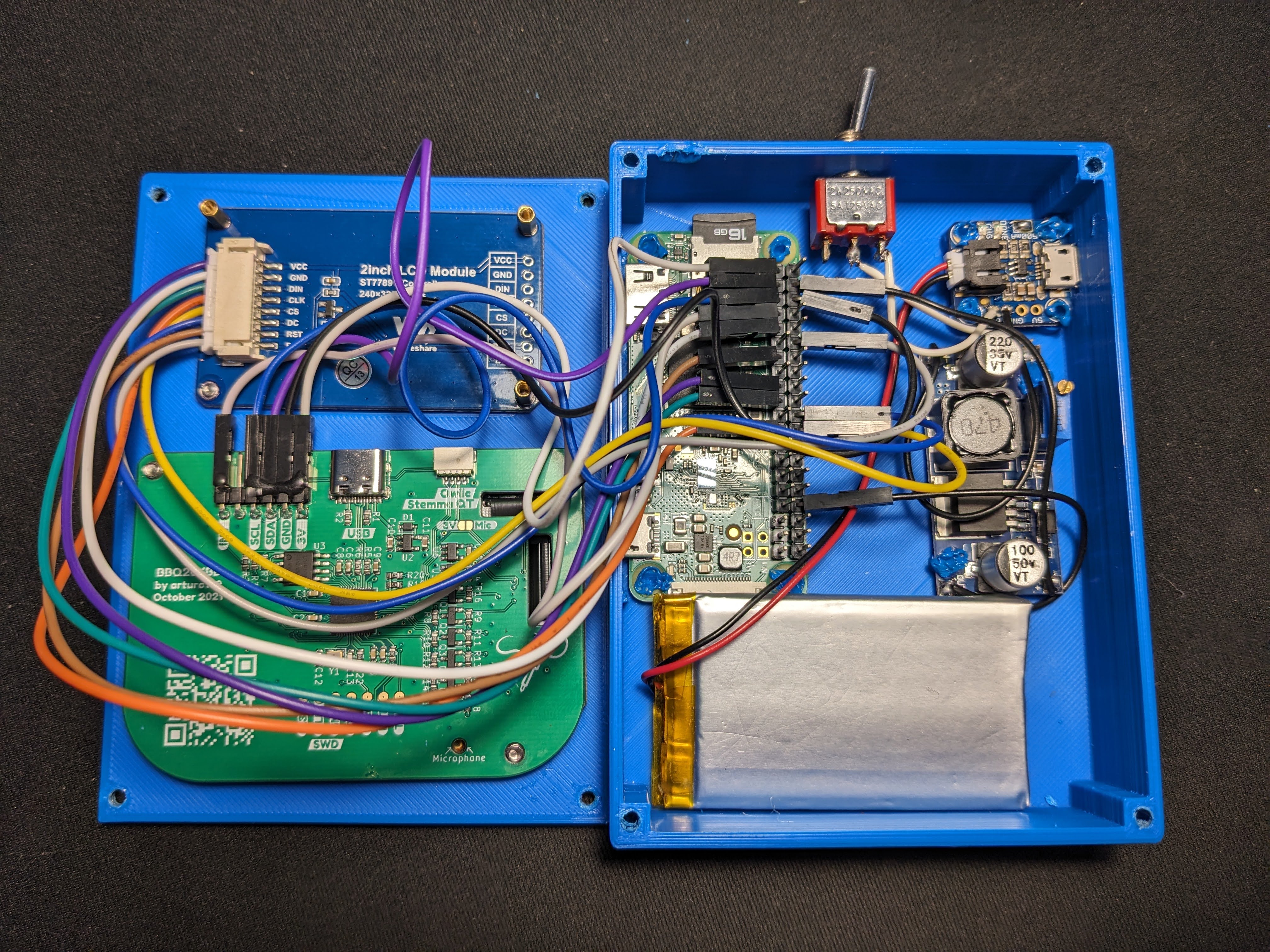 Miniatura 2 do modelo 3D PortaPi (Portable Raspberry Pi Zero Terminal/Cyberdeck)