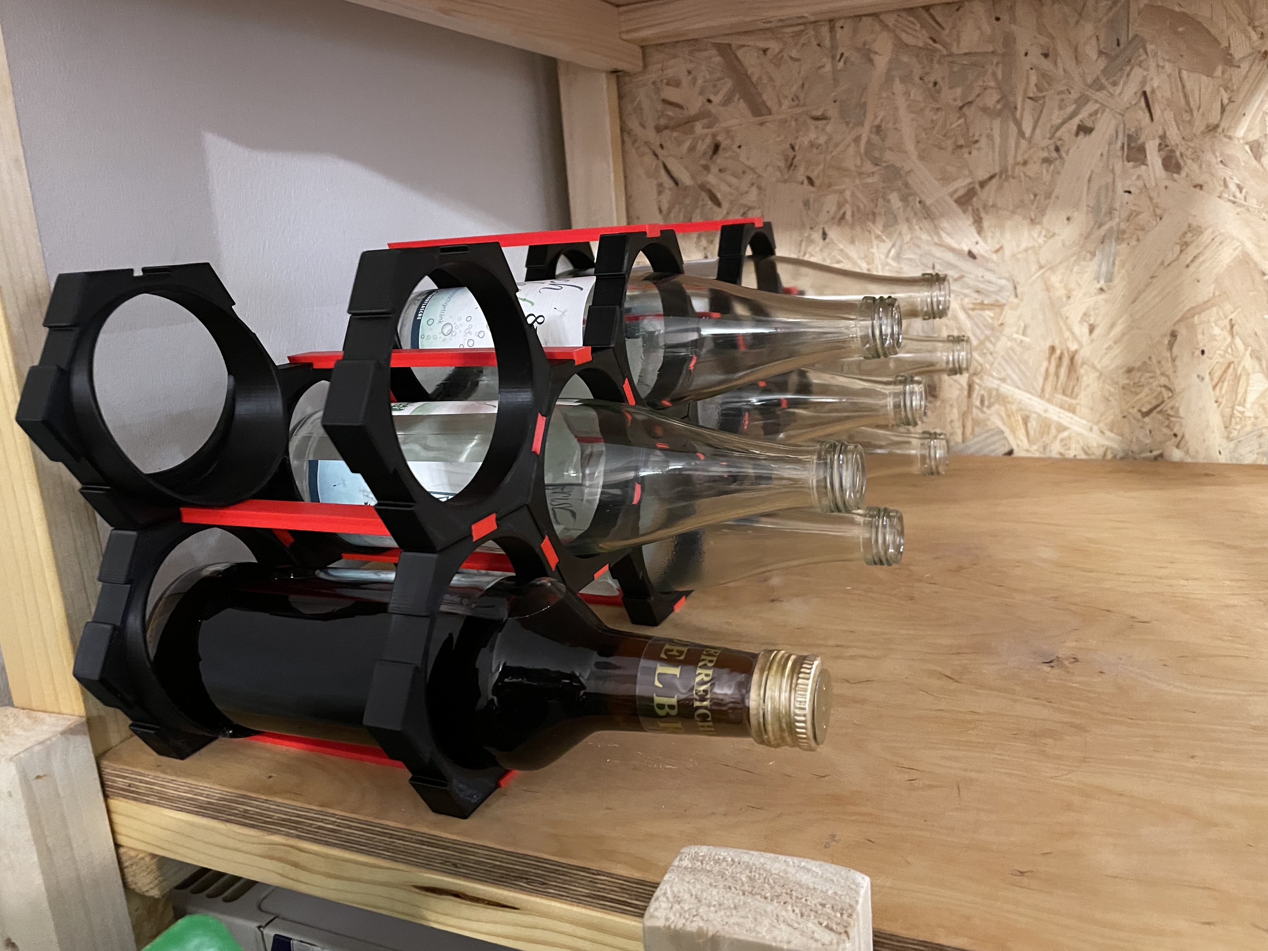 Modular Wine, Bottle shelf