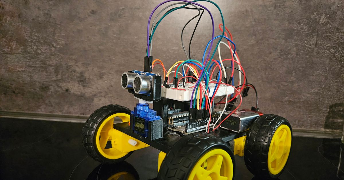 Arduino Autonom Car by Karl | Download free STL model | Printables.com