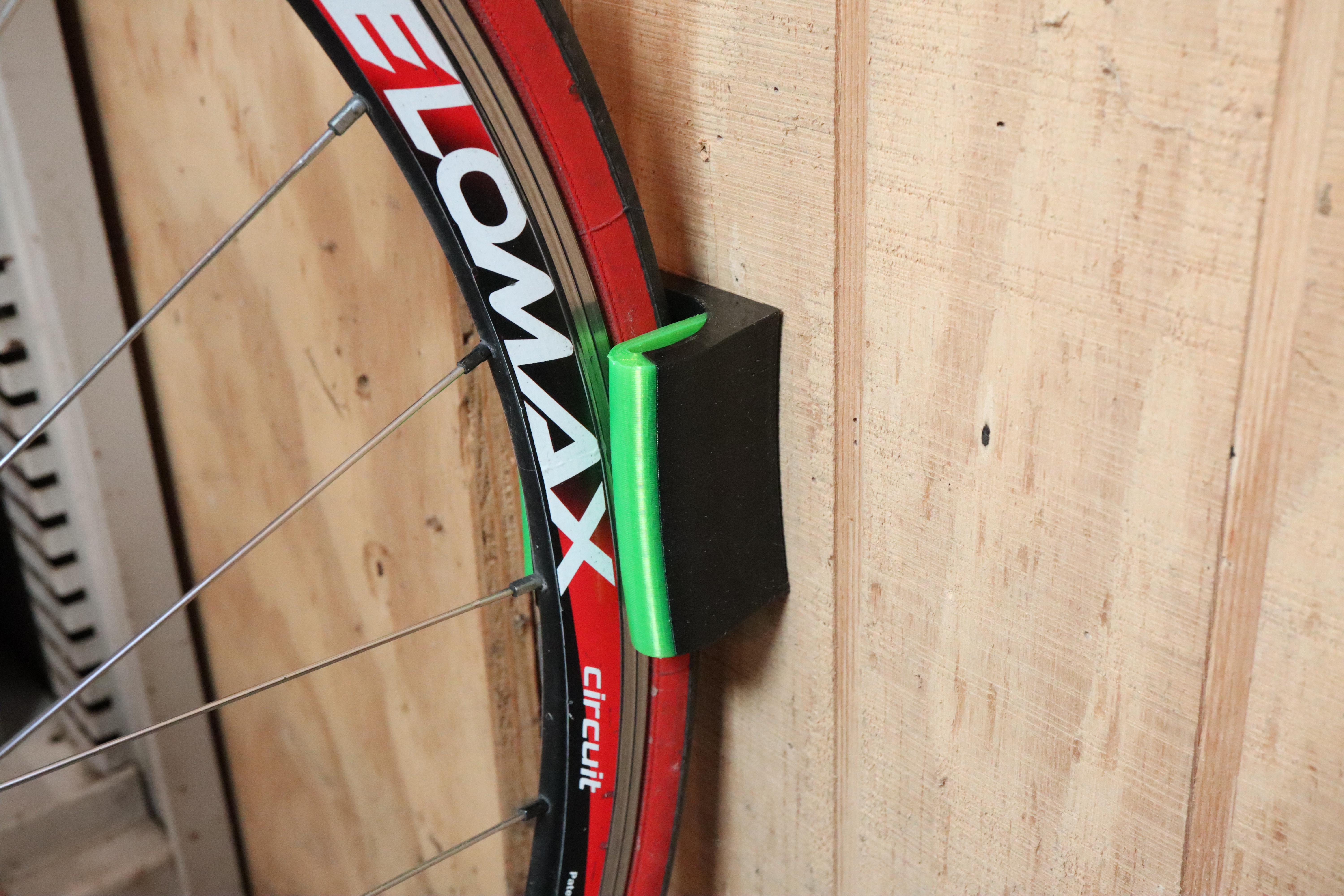 Multi-Material Wall Mounted Road Bike Stand