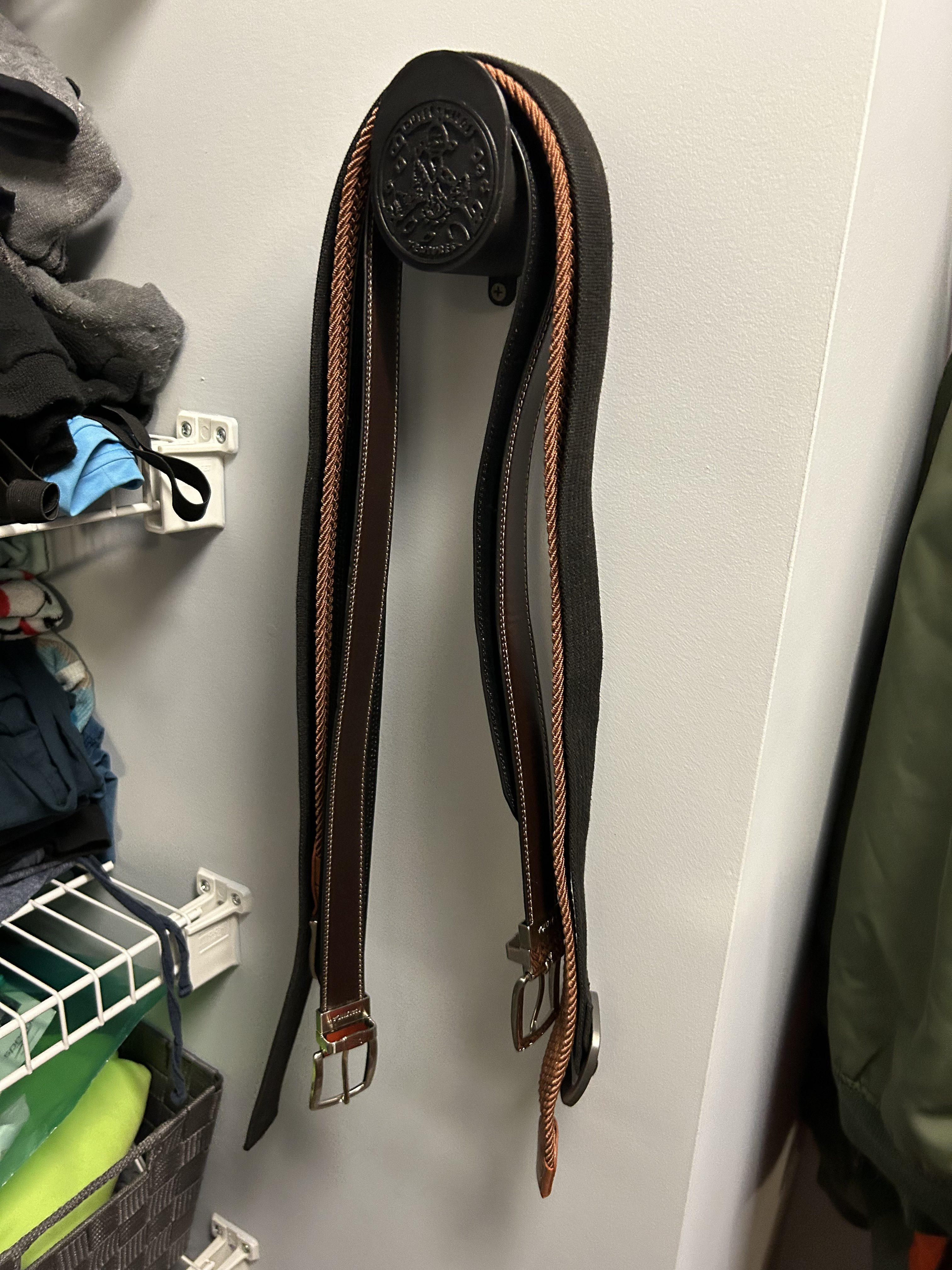Installable Wall Belt Holder