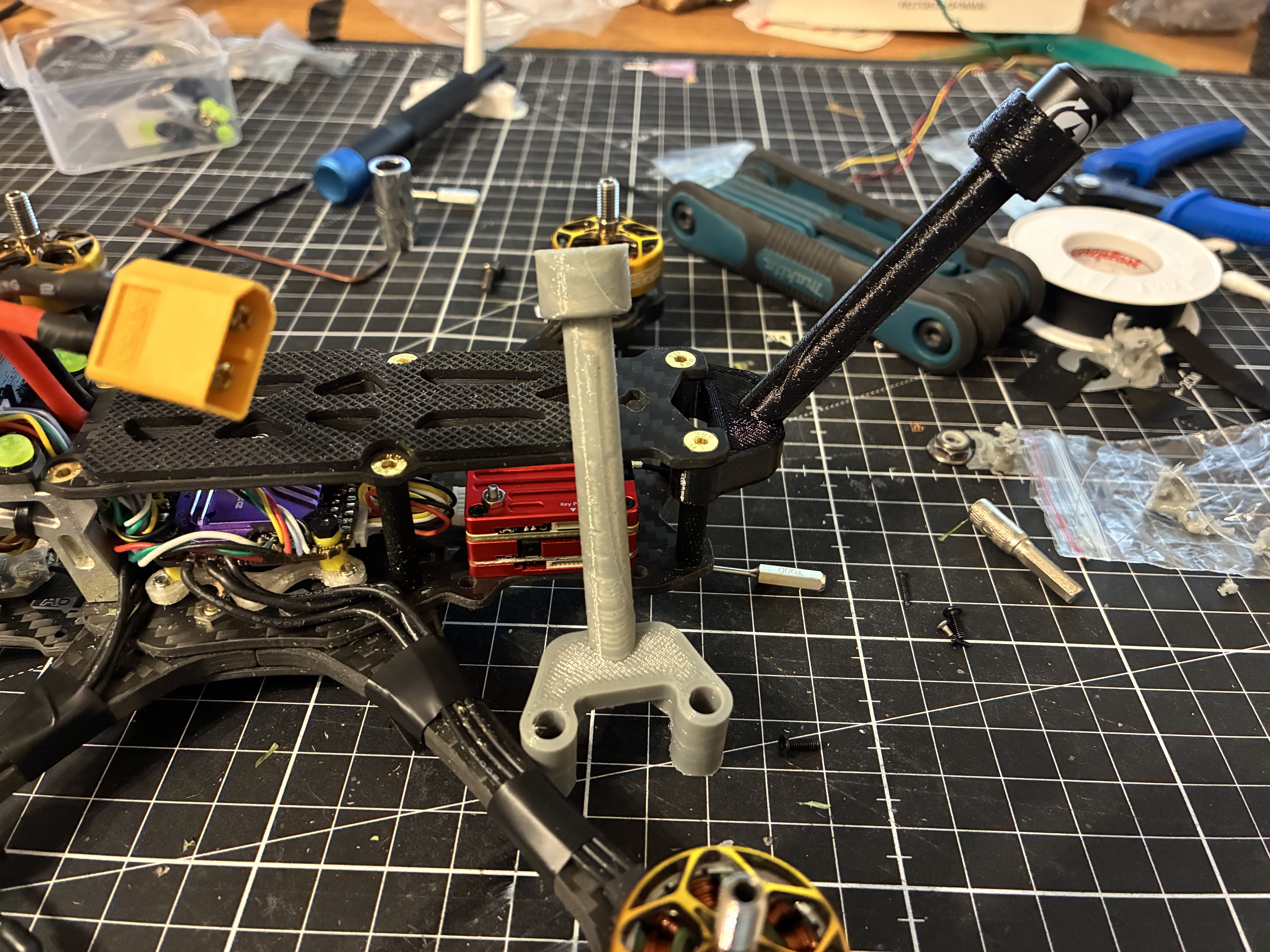 HDZero Freestyle V2 VTX Antenna Mount for 5inch Mark5 Frame