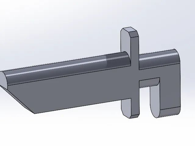 Skadis Pegboard Hook Solidworks/STEP files