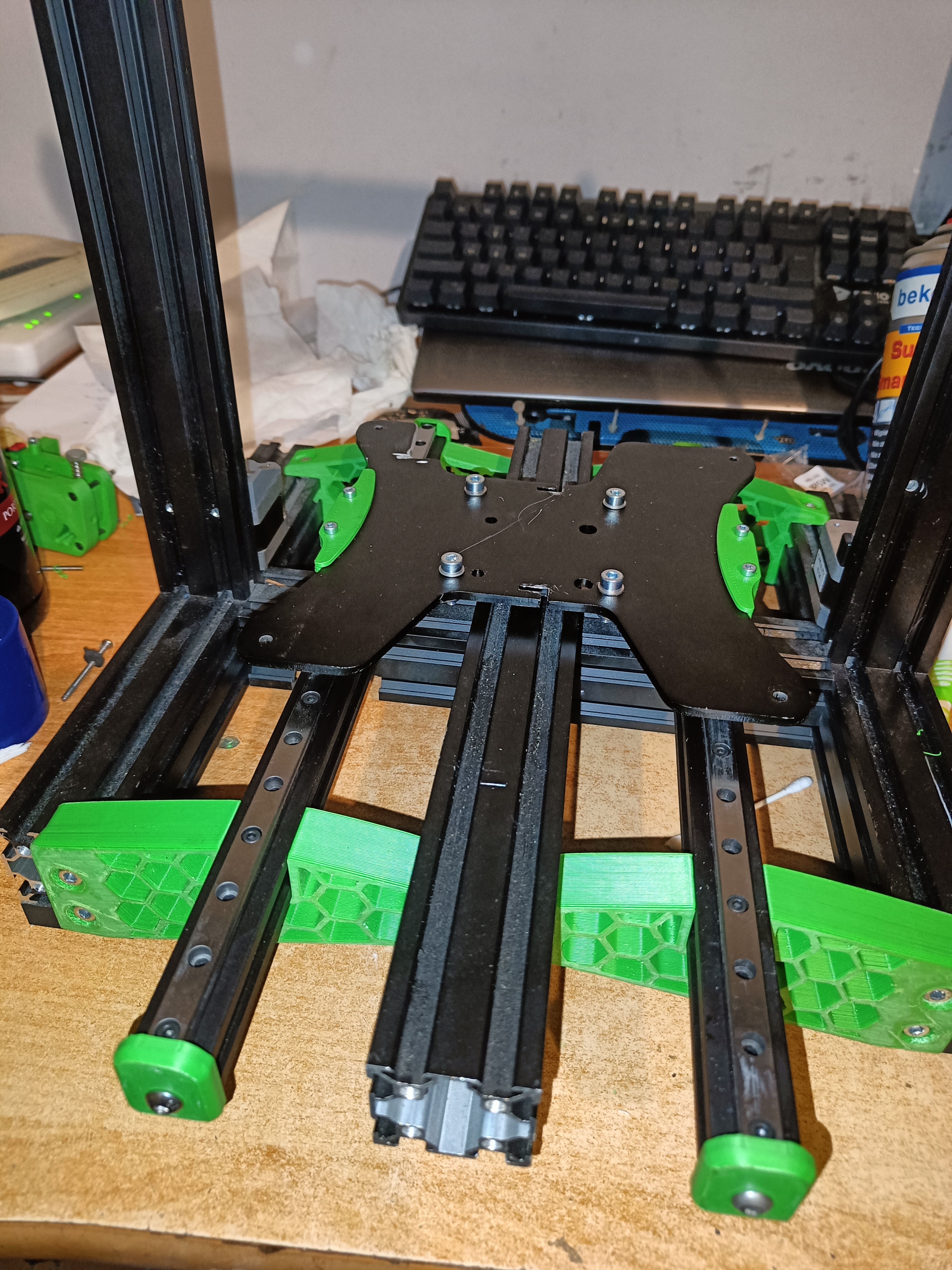 Dual linear rails axis Y Ender3 V2
