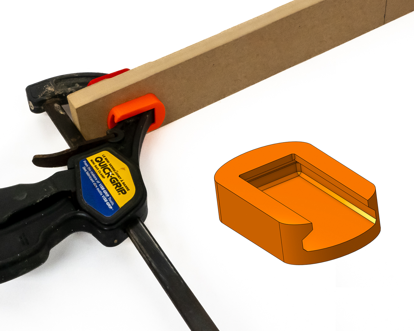 QUICK GRIP REPLACEMENT CLAMP PAD by Peter H Download free STL model