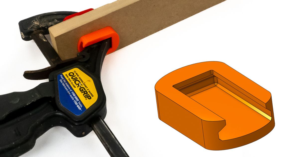 QUICK GRIP REPLACEMENT CLAMP PAD by Peter H Download free STL model