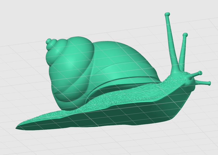 Miniatura 4 do modelo 3D realistic snail