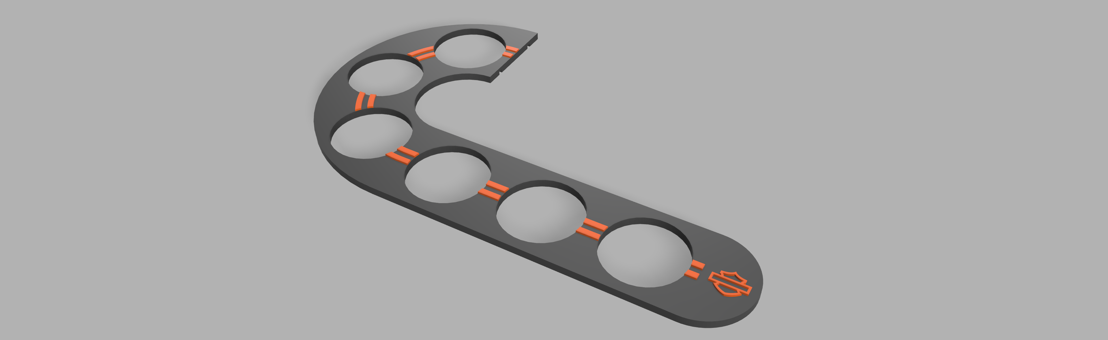 Harley Davidson Poker Chip Holder by Dan Download free STL model