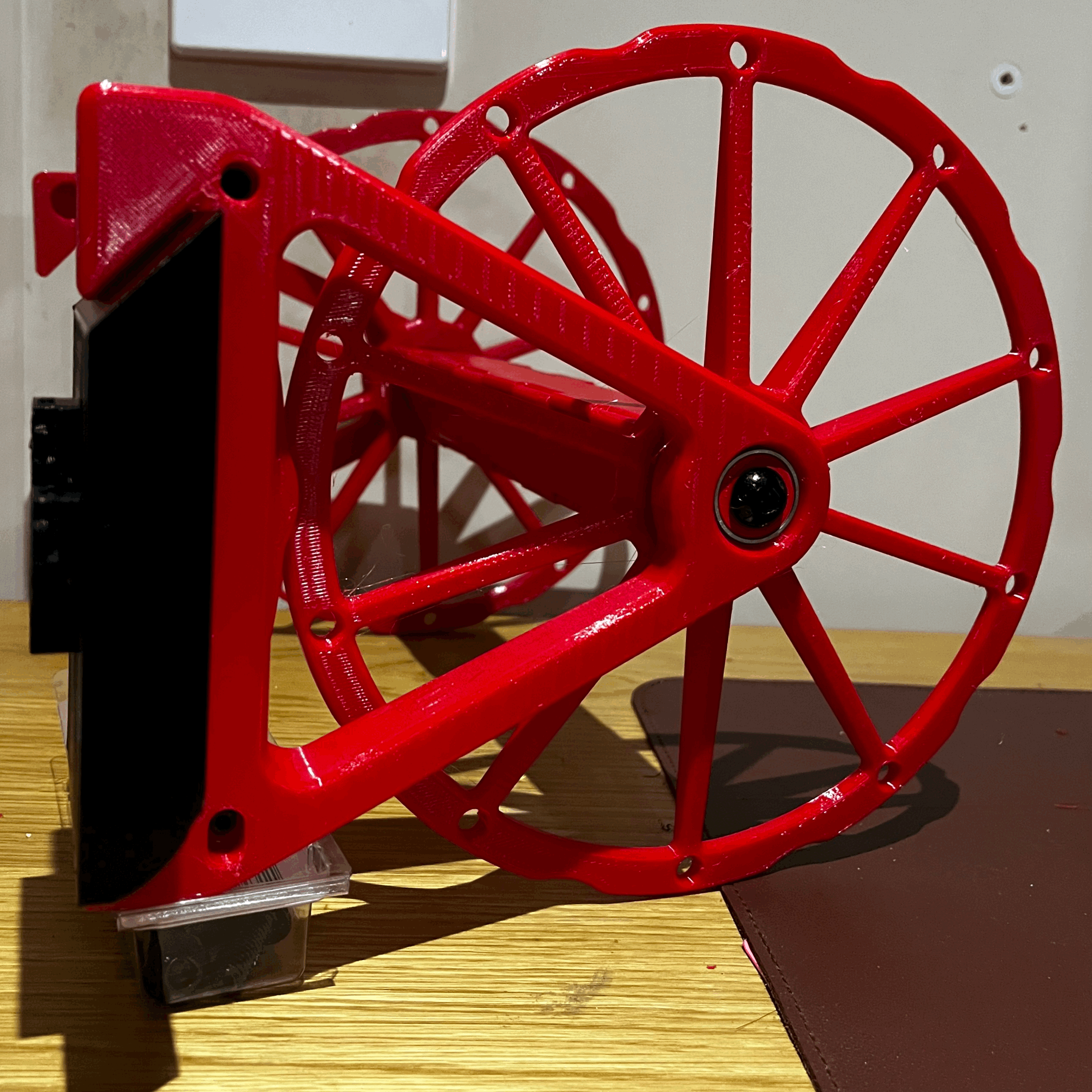 French cleat for Gridfinity Carousel