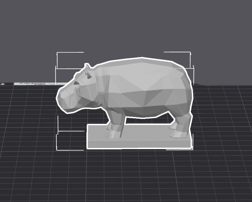 LowPoly Nilpferd — thumbnail 2