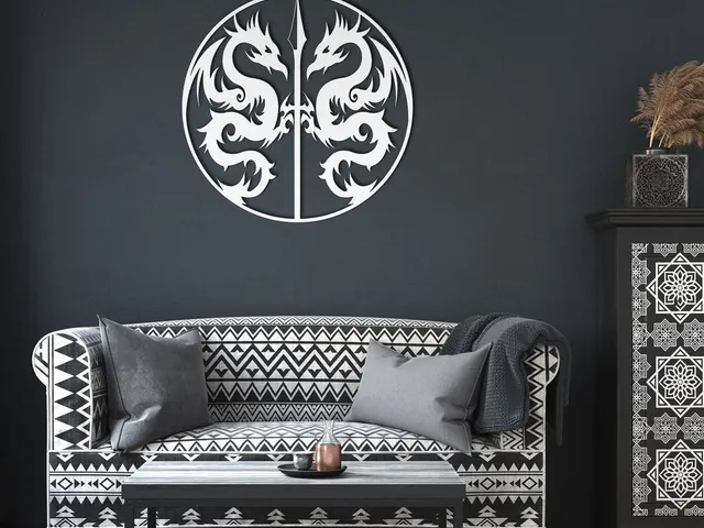 WallArt - Dragon 008