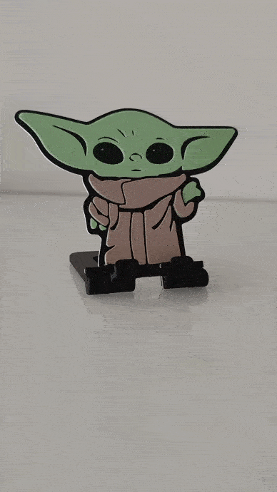 Soporte móvil baby yoda