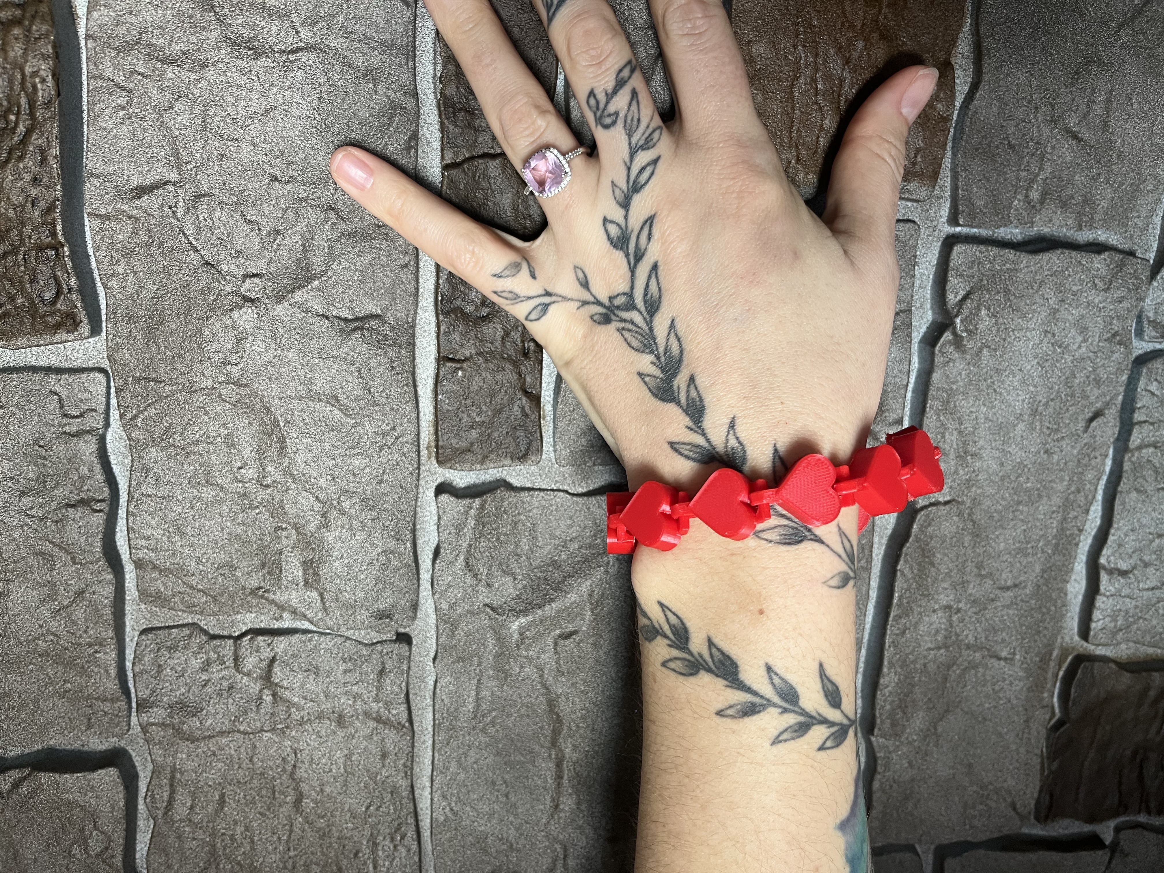 Miniatura 4 do modelo 3D Heart Bracelet