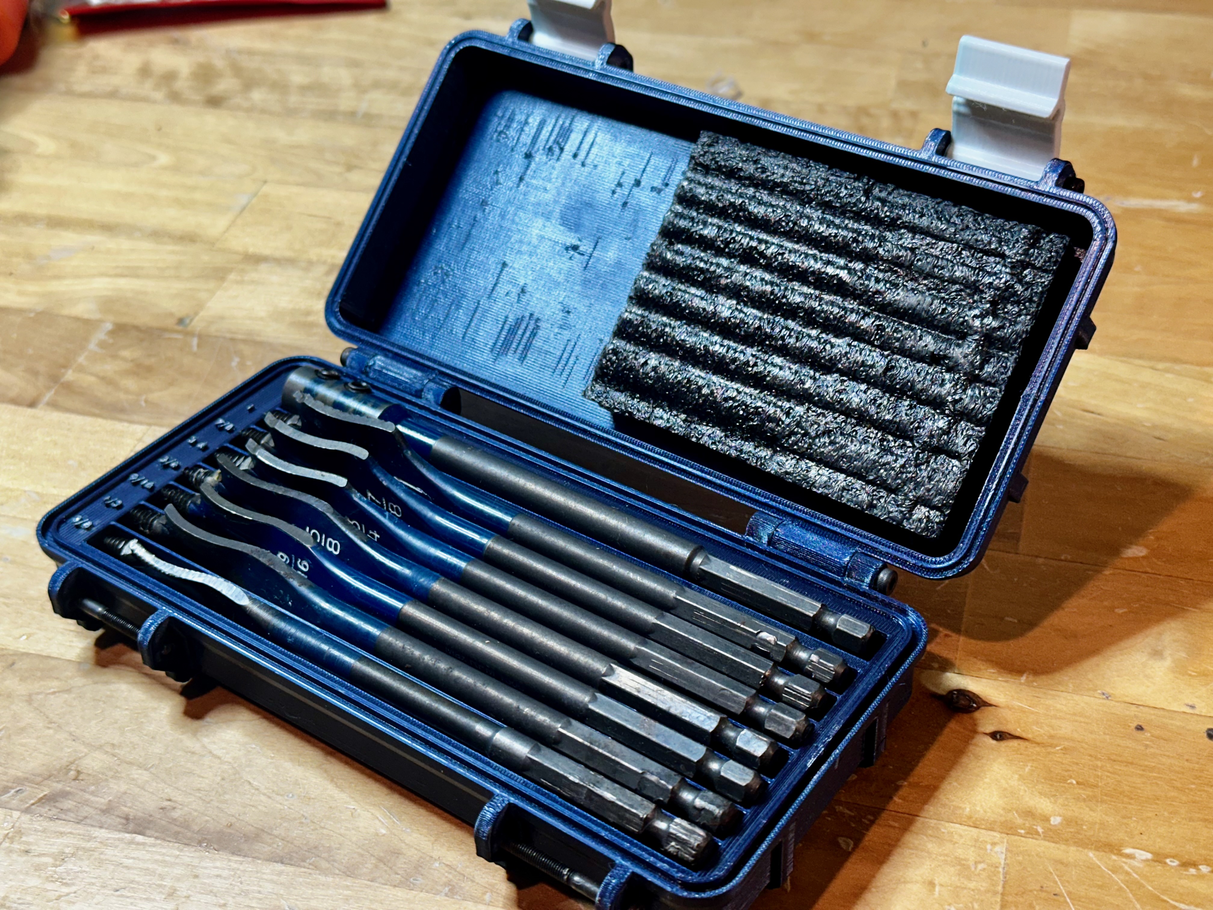 Ruggedized Box - Bosch Spade Bit Holder