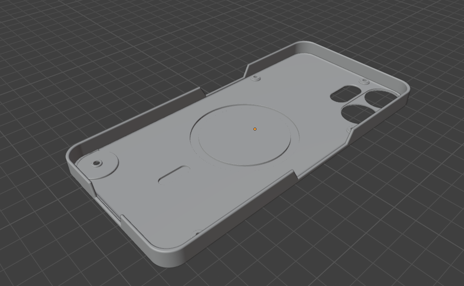 CMF Phone 2 Pro - integrated case on Universal Cover 3D model thumbnail