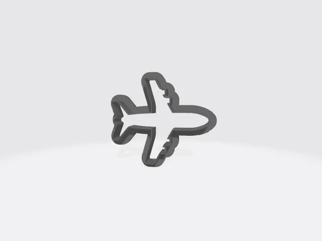 Plane cookie cutter