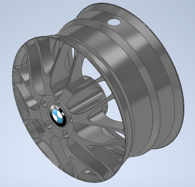 BMW wheel keychain