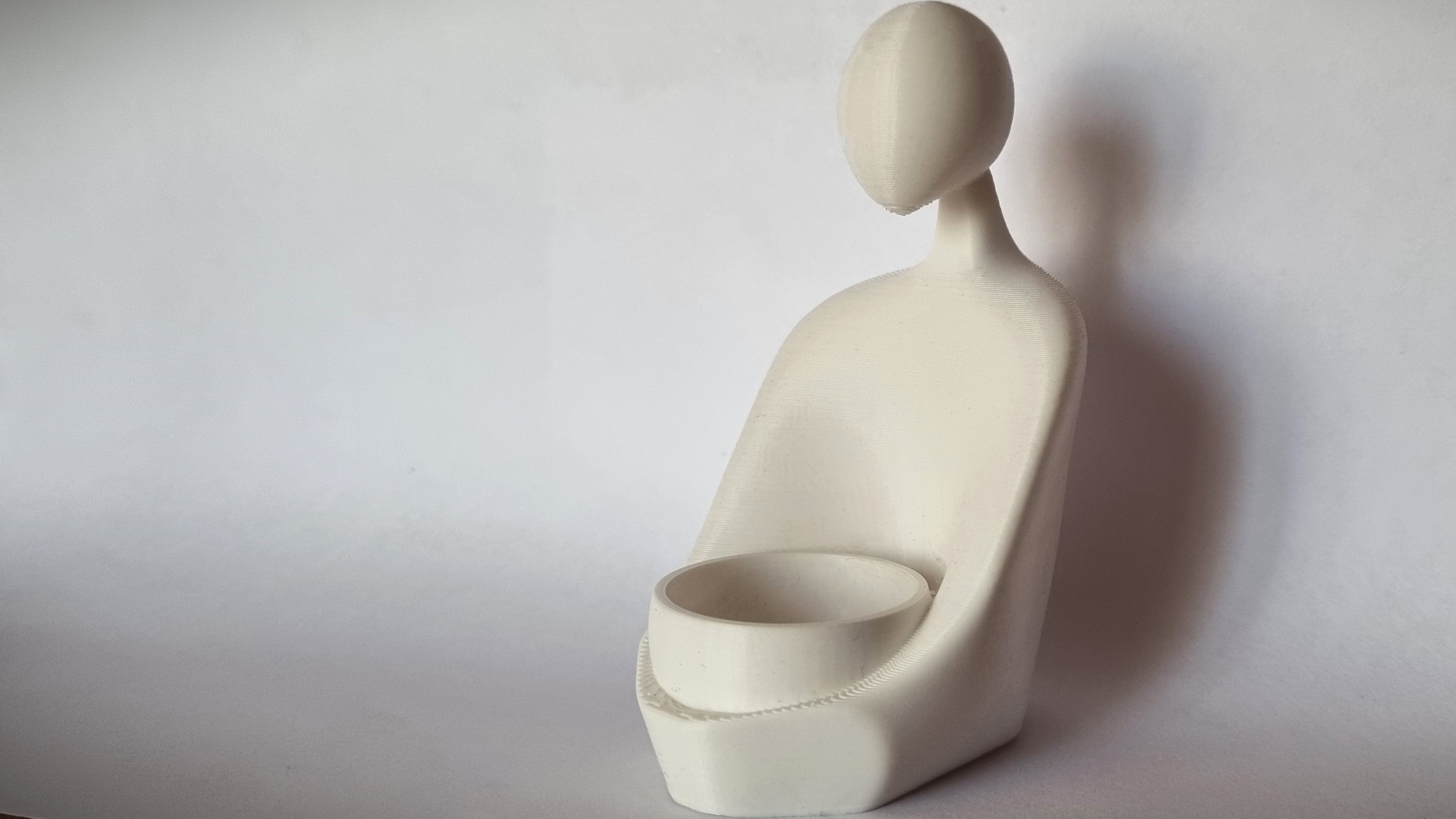 Zen figure planter