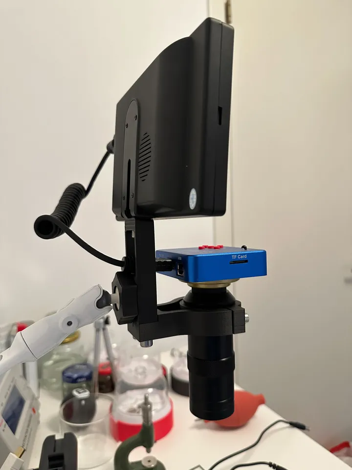 Digital microscope mount by Patrik Rosén | Download free STL model ...