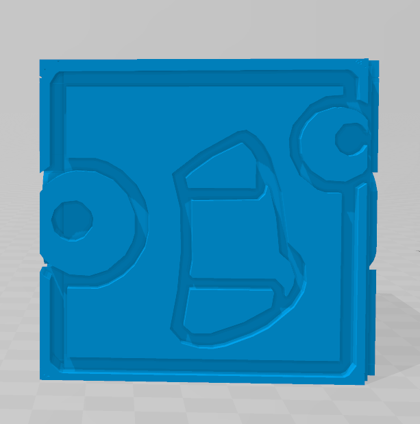 Miniatura 3 do modelo 3D Geometry Dash Icon