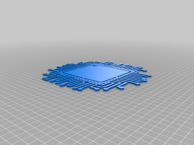 Miniatura 6 do modelo 3D Processor wall decoration