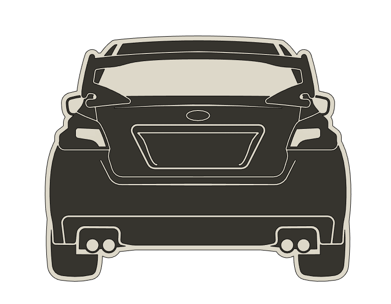 Subaru WRX STI Back