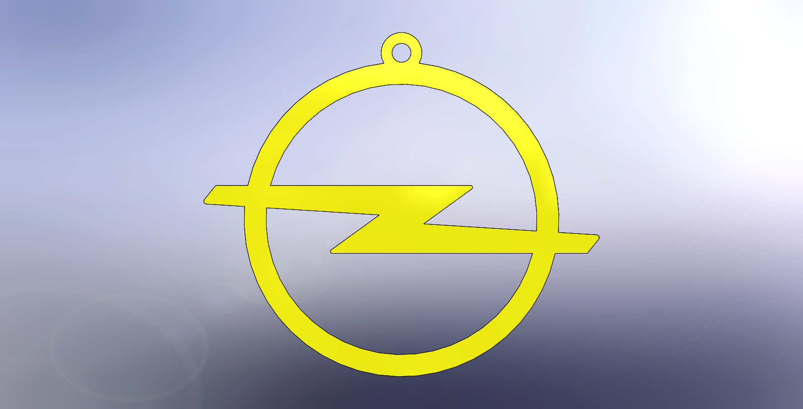 Opel key holder by 3dpieces Download free STL model