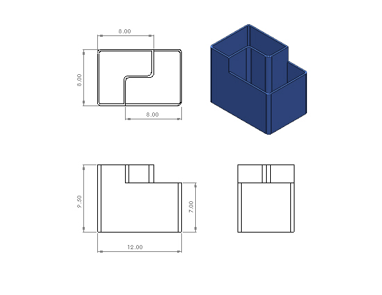 Miniatura 2 do modelo 3D Pen Holder