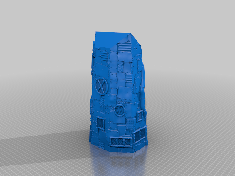 Rivet city tower by Terrain4Print Download free STL model