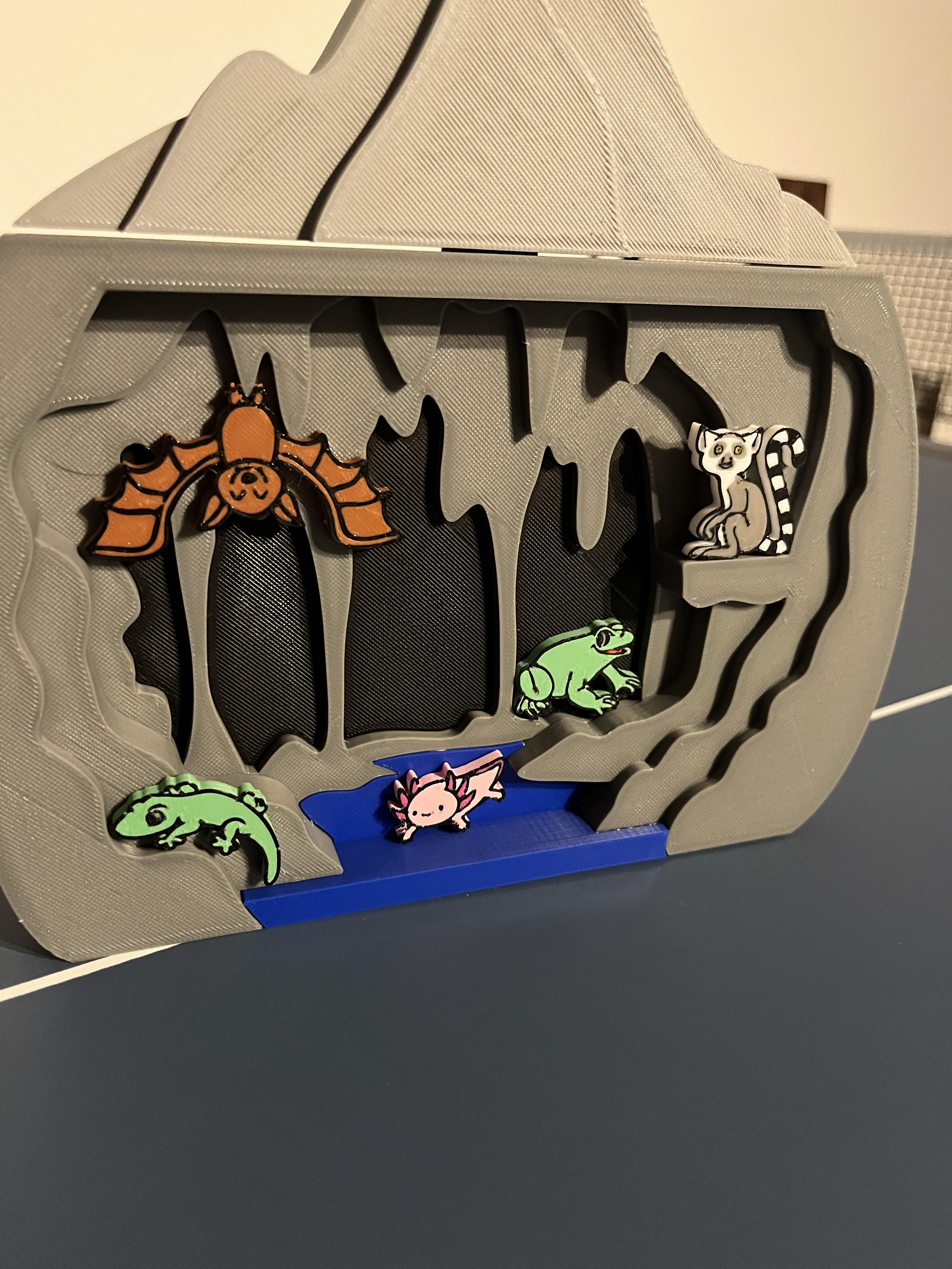 Cave with animals
