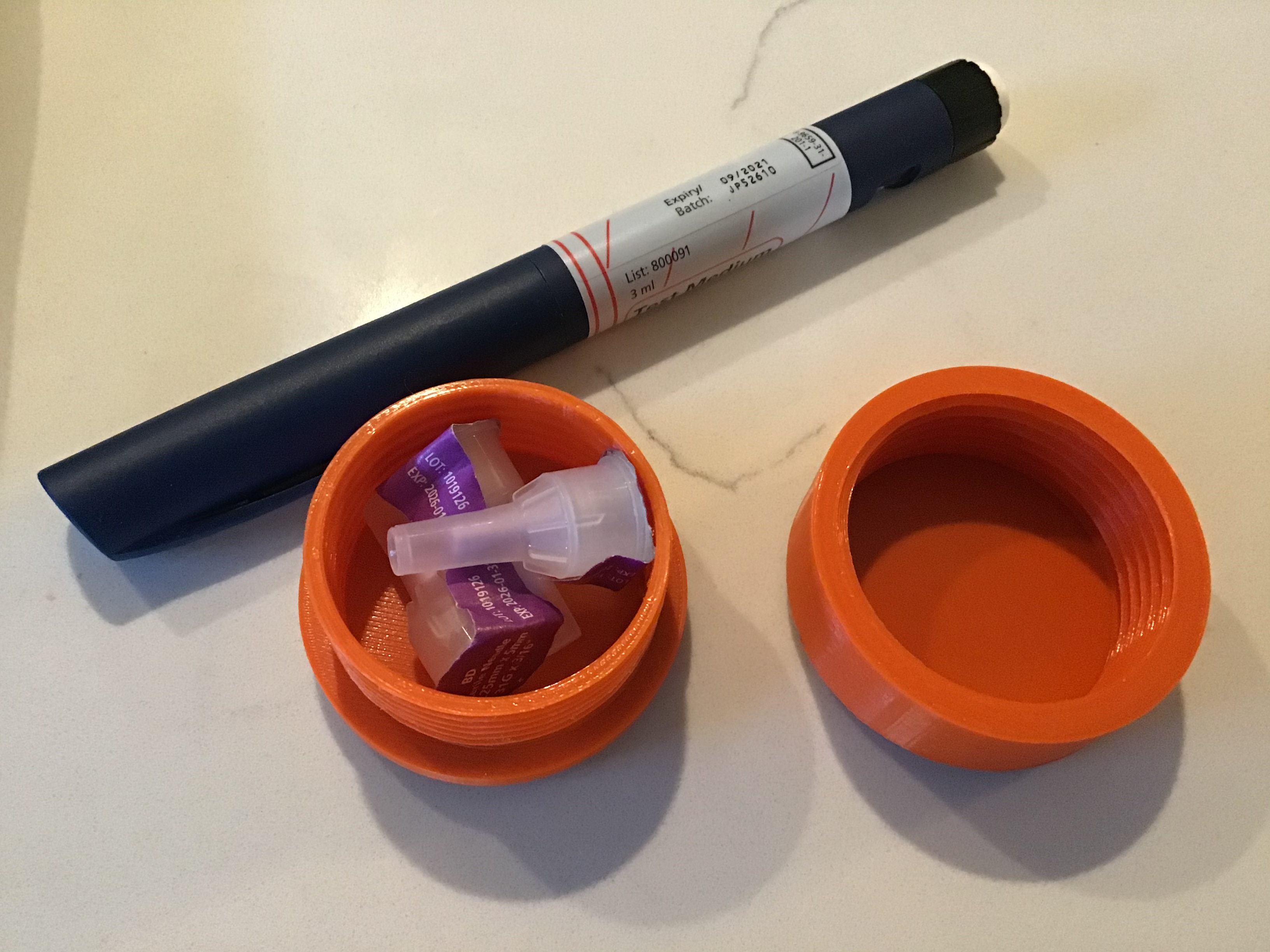 Diabetic sharps container by TMAN Download free STL model
