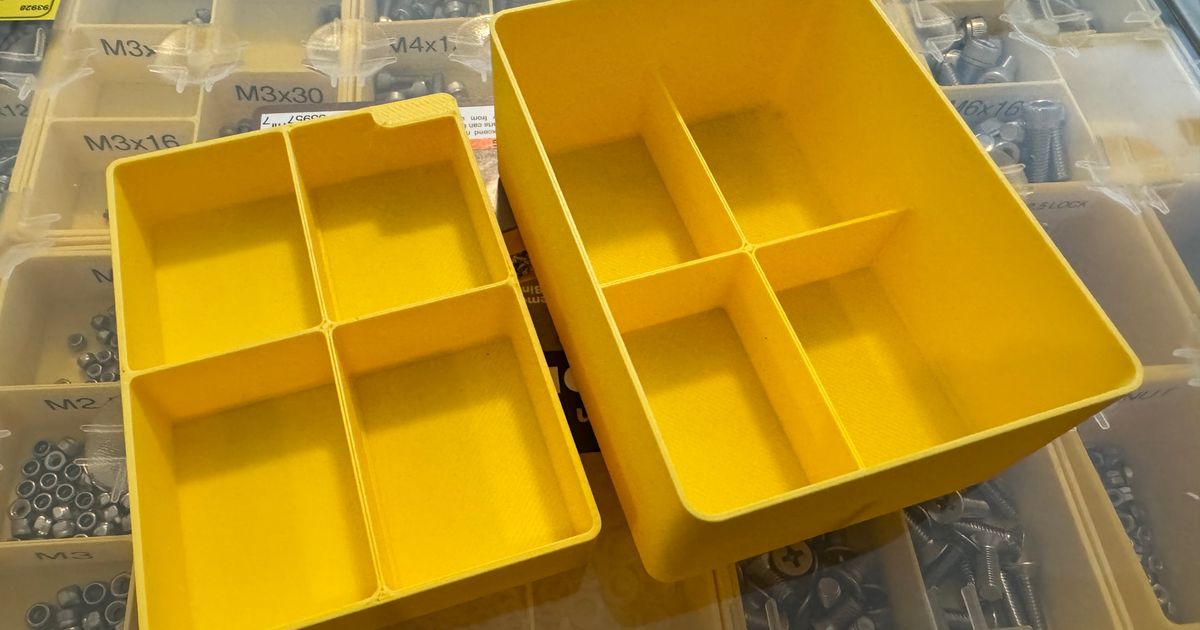 4 and 8 compartment Dual Tier Harbor Freight Organizers + Mouse Ears by