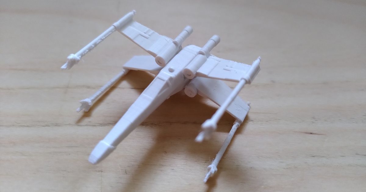 star wars x wing by danielalex download free stl model printables com