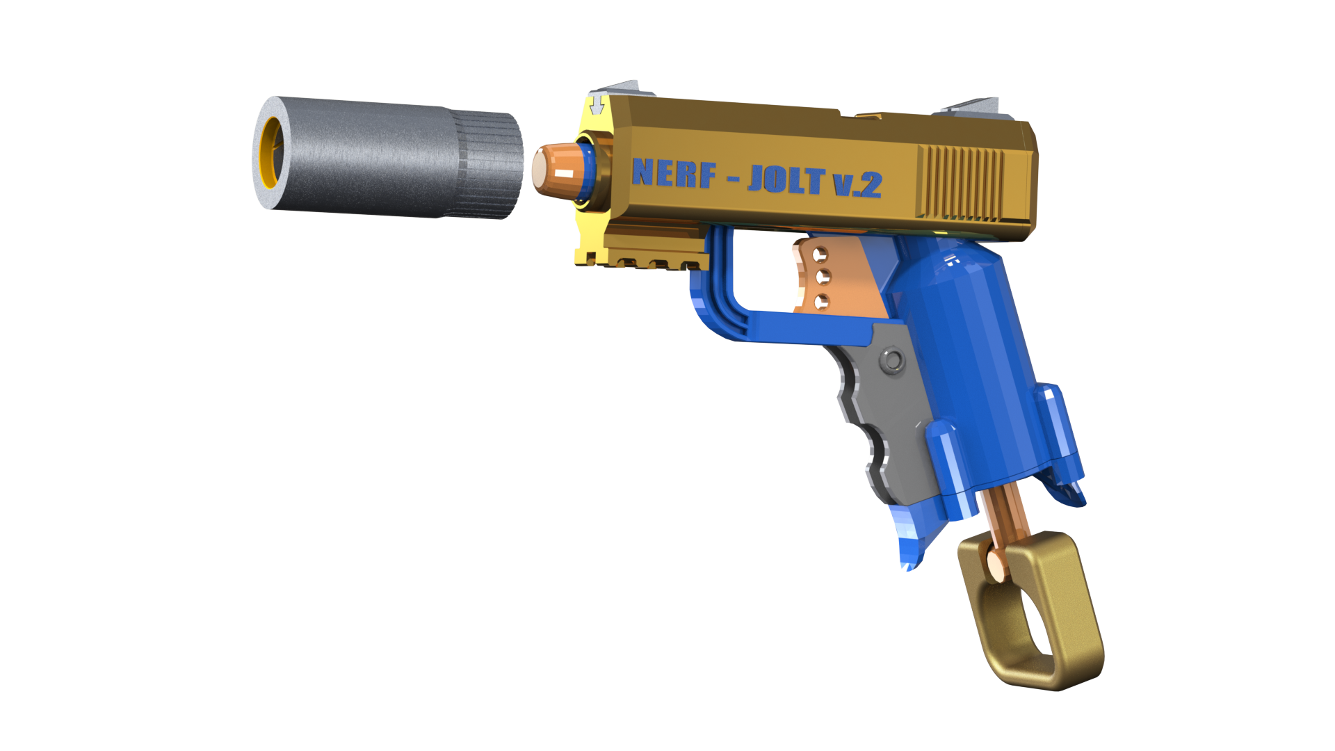 Nerf Jolt v.2 - Tactical Body Kit
