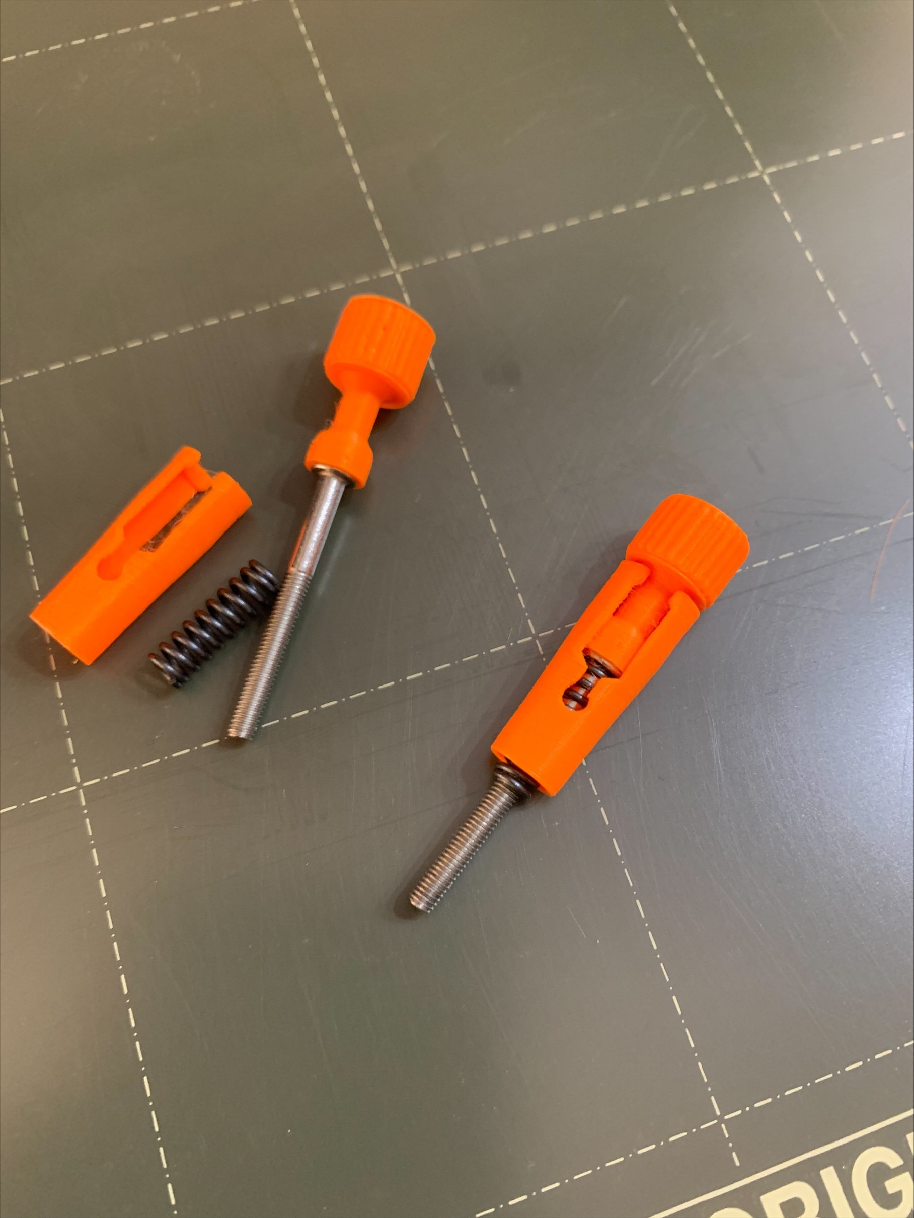 MMU2S Idler Tension Screw Retainer & Thumbscrew