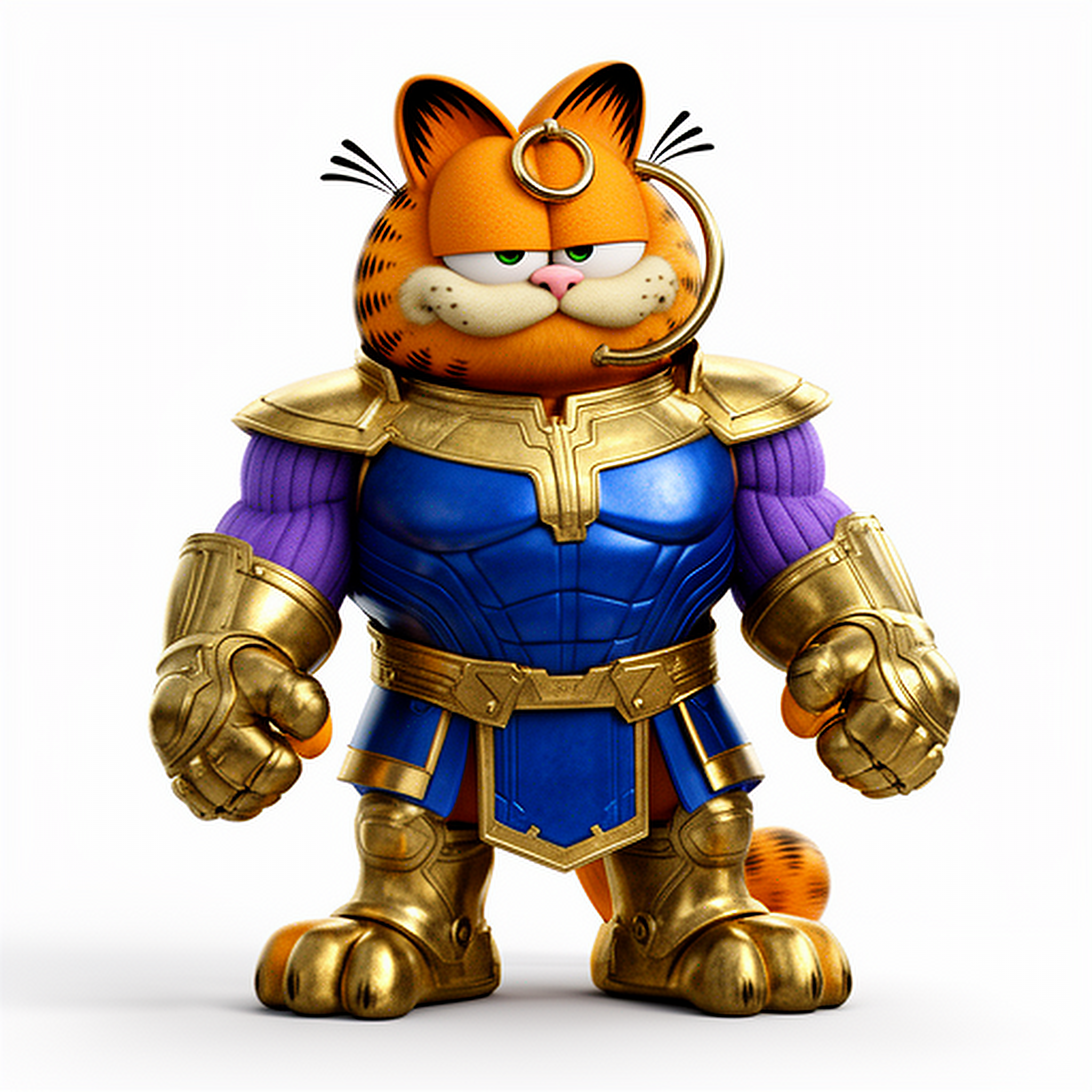 Garfield Thanos Ring Figure